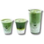 カフェラテが3つ並んでいる