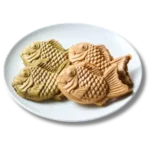 ノーマルのたい焼き2つと抹茶のたい焼きが2つの計4つのたい焼き